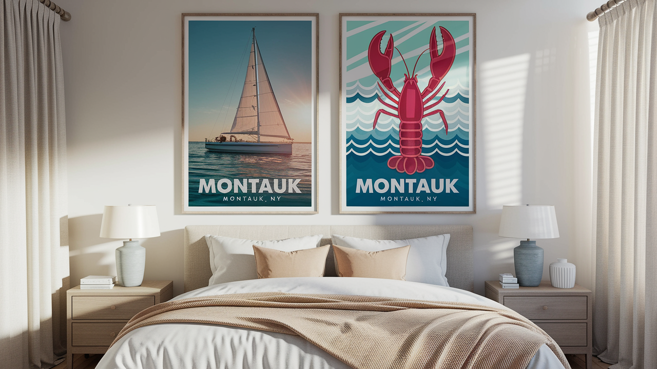 Montauk Coastal decor and posters