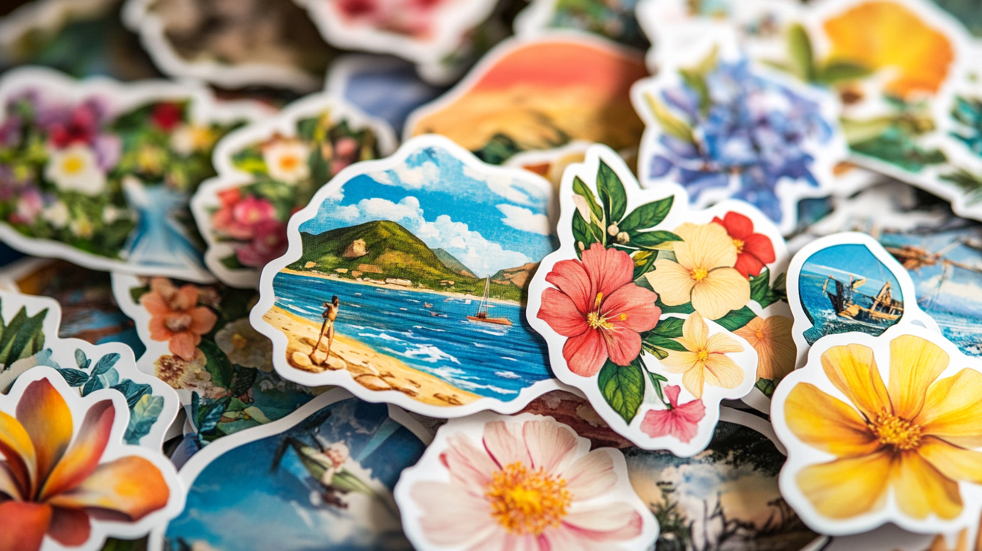Beach Stickers: Perfect Souvenirs for Sun-Seekers