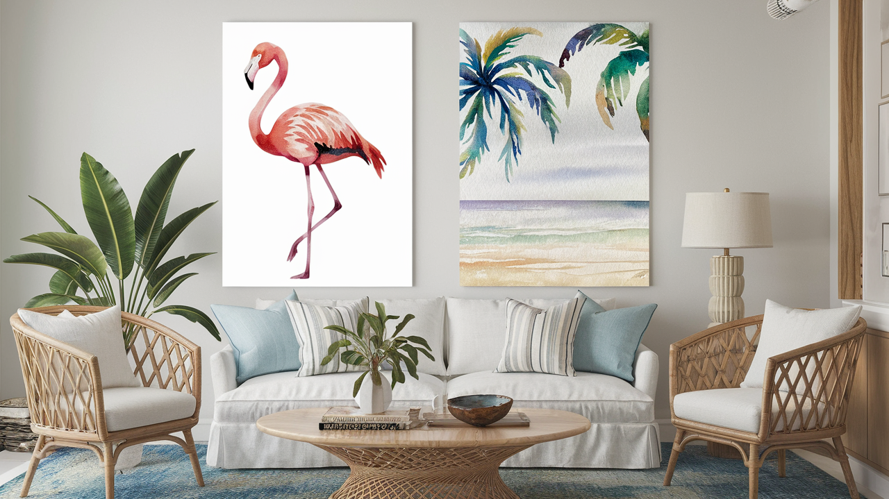 Infusing Your Home with Watercolor Art Charm