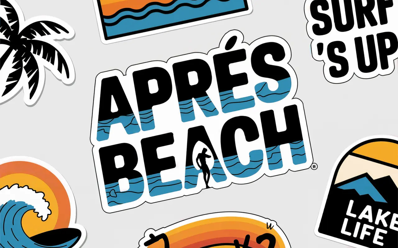 12 Unique Beach Stickers That Capture the Spirit of Adventure