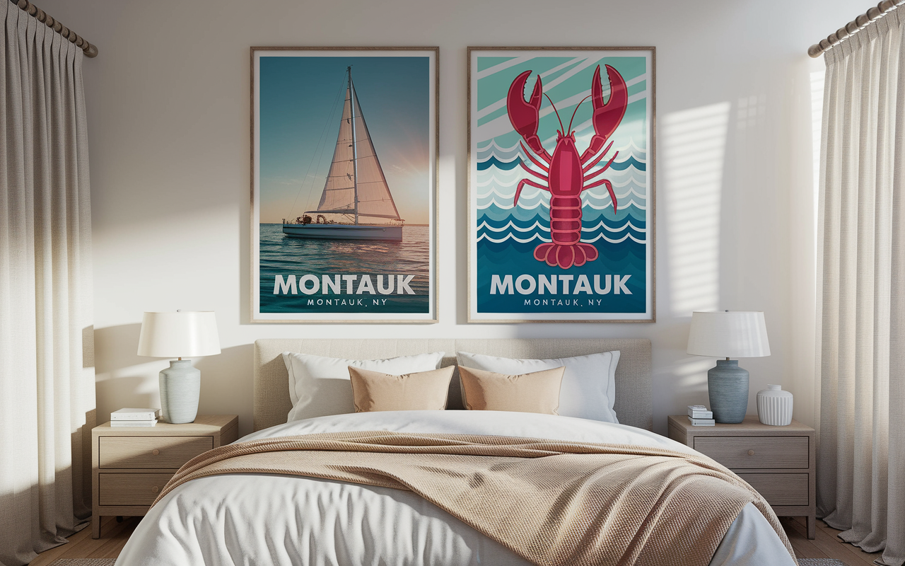 Montauk Coastal decor and posters