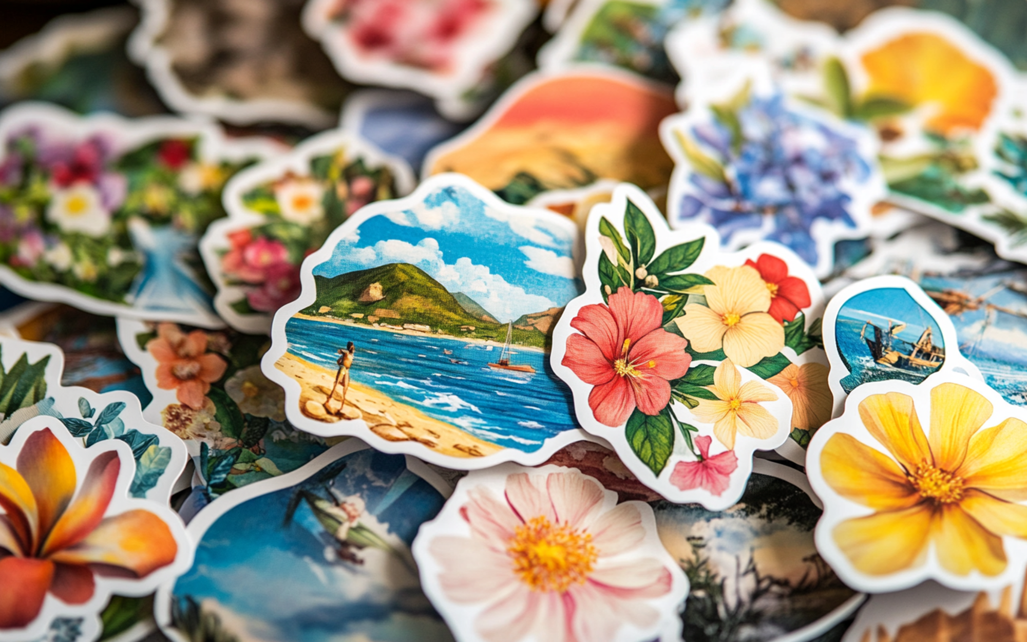 Beach Stickers: Perfect Souvenirs for Sun-Seekers